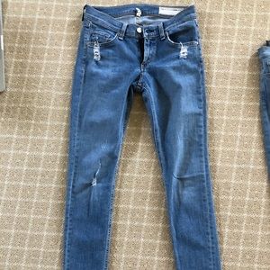 rag and bone low rise denim